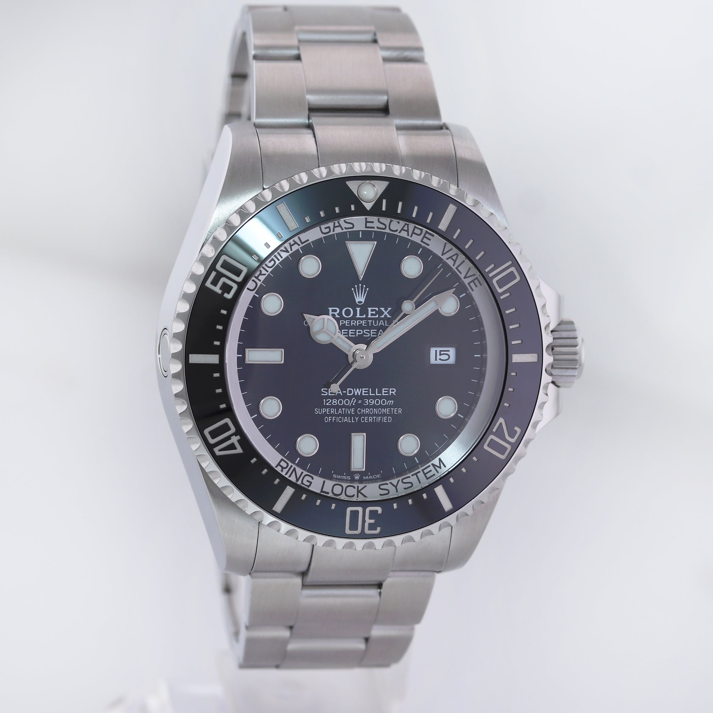 NEW 2021 PAPERS Rolex Sea Dweller Deepsea Black 126660 44mm Steel Watch Box Huntington Watch