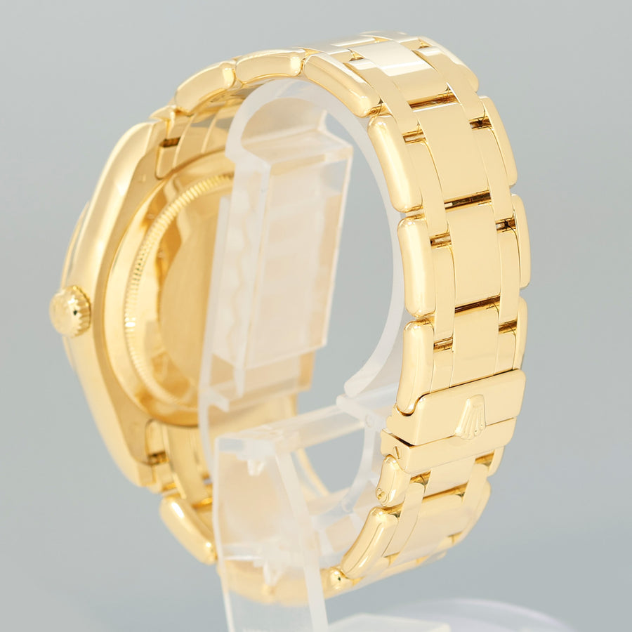 MINT Rolex Masterpiece Mother of Pearl Diamond 18948 Yellow Gold Watch Box