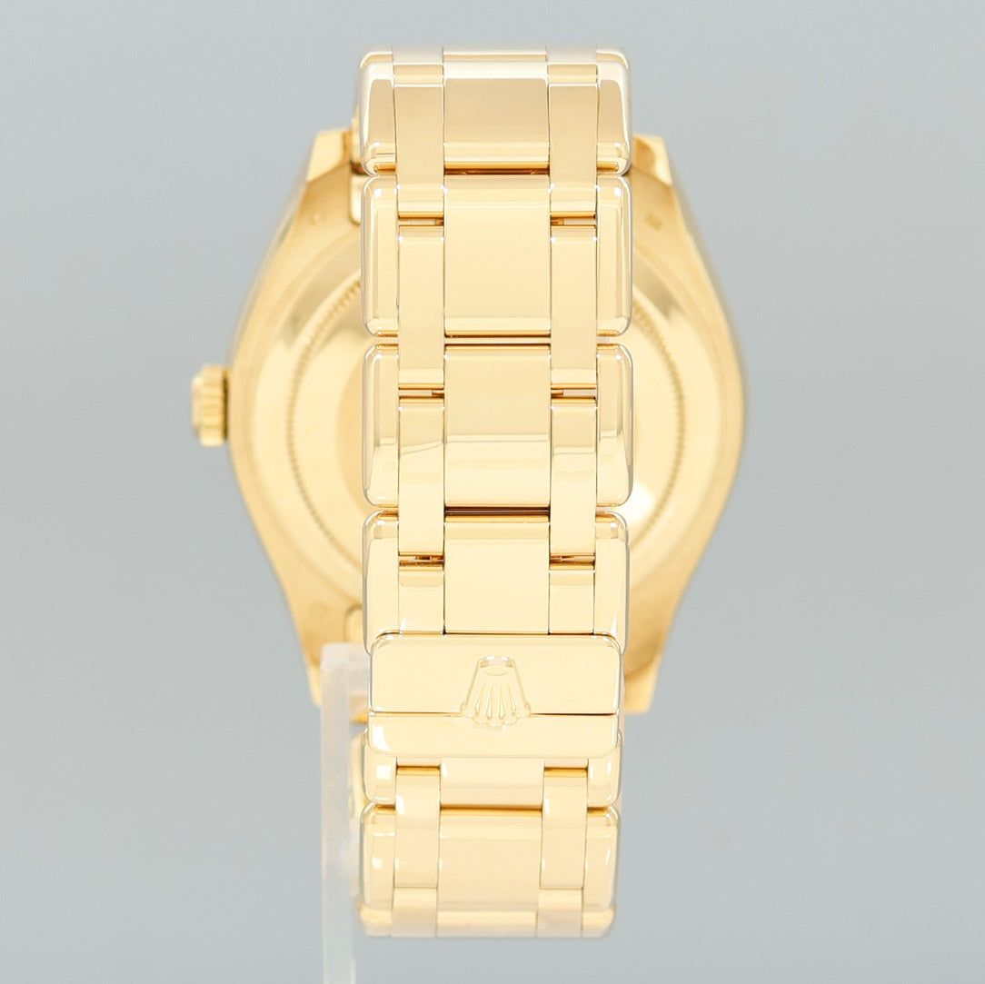 MINT Rolex Masterpiece Mother of Pearl Diamond 18948 Yellow Gold Watch Box