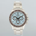 2025 NEW PAPERS Rolex Daytona 126506 Platinum Glacier Blue Ceramic Bezel Watch Box