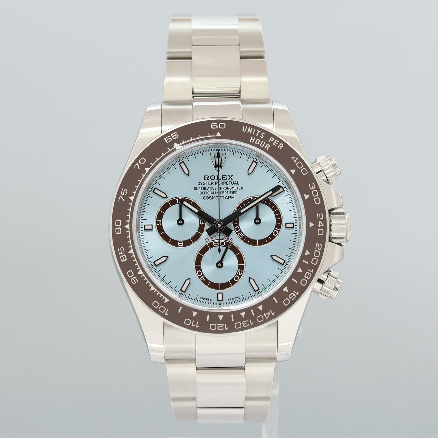 2025 NEW PAPERS Rolex Daytona 126506 Platinum Glacier Blue Ceramic Bezel Watch Box