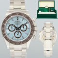 2025 NEW PAPERS Rolex Daytona 126506 Platinum Glacier Blue Ceramic Bezel Watch Box