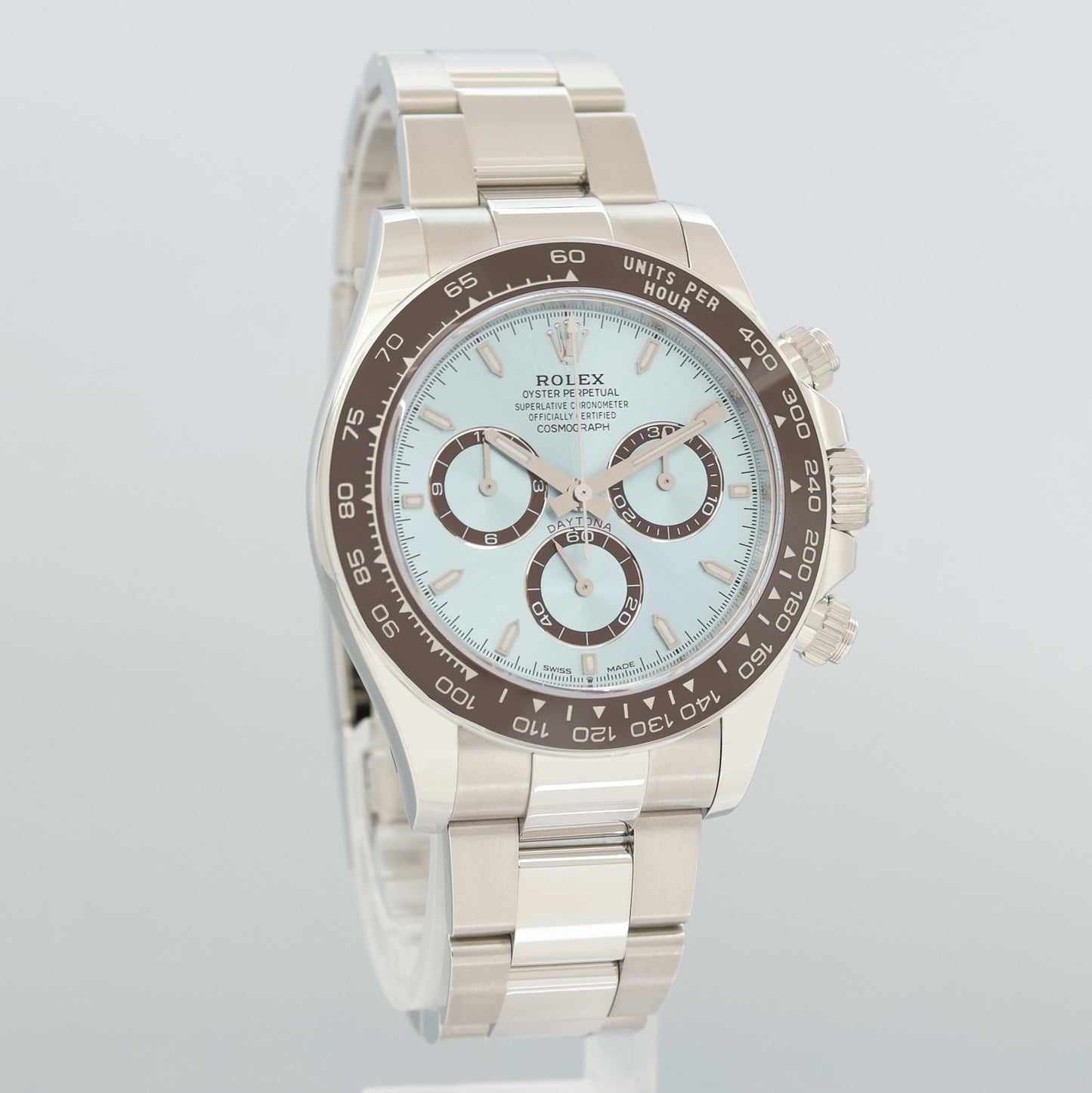 2025 NEW PAPERS Rolex Daytona 126506 Platinum Glacier Blue Ceramic Bezel Watch Box