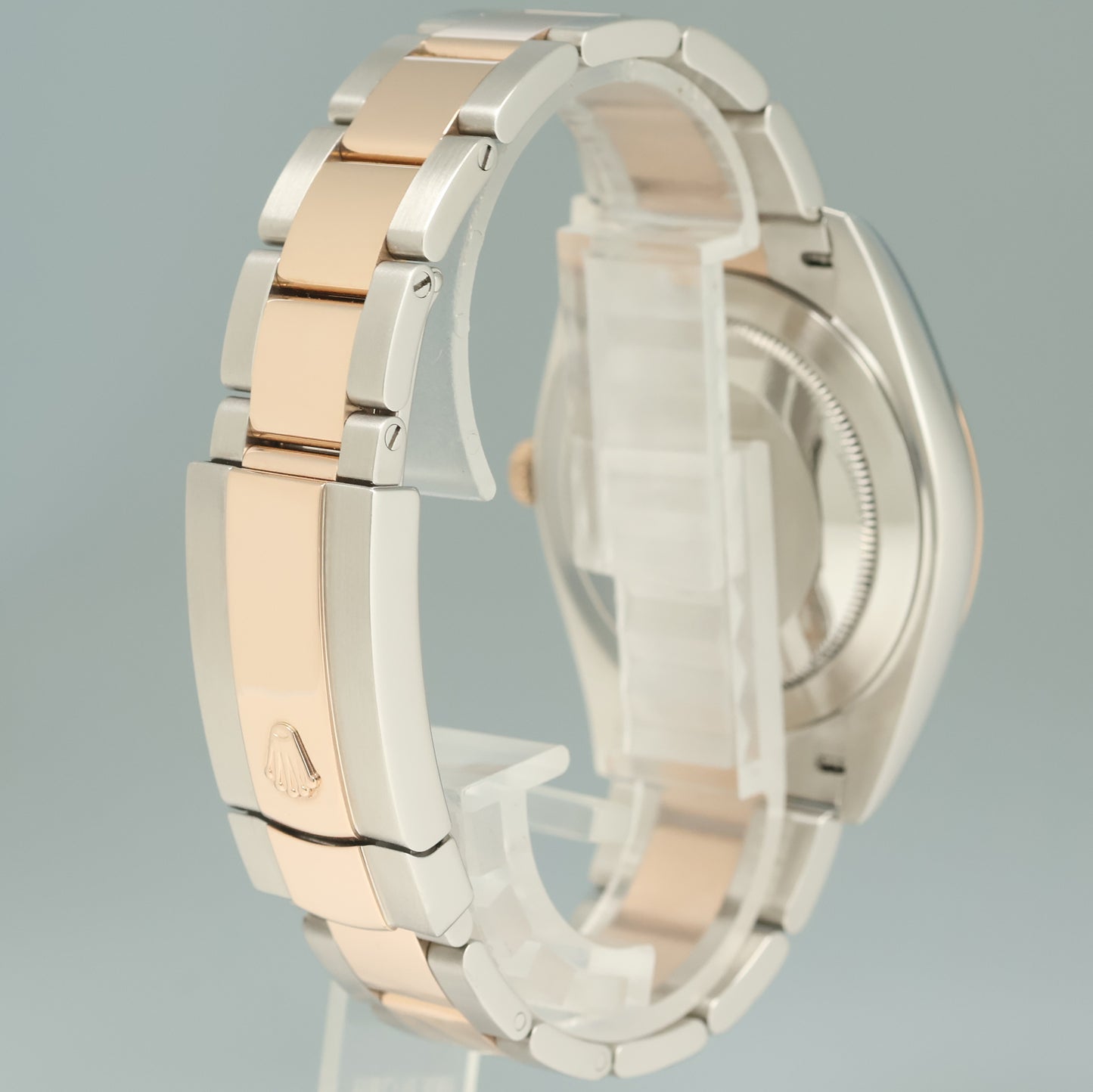 2021 NEW PAPERS Rolex DateJust 41 126331 Wimbledon Rose Gold Two-Tone Oyster Watch Box