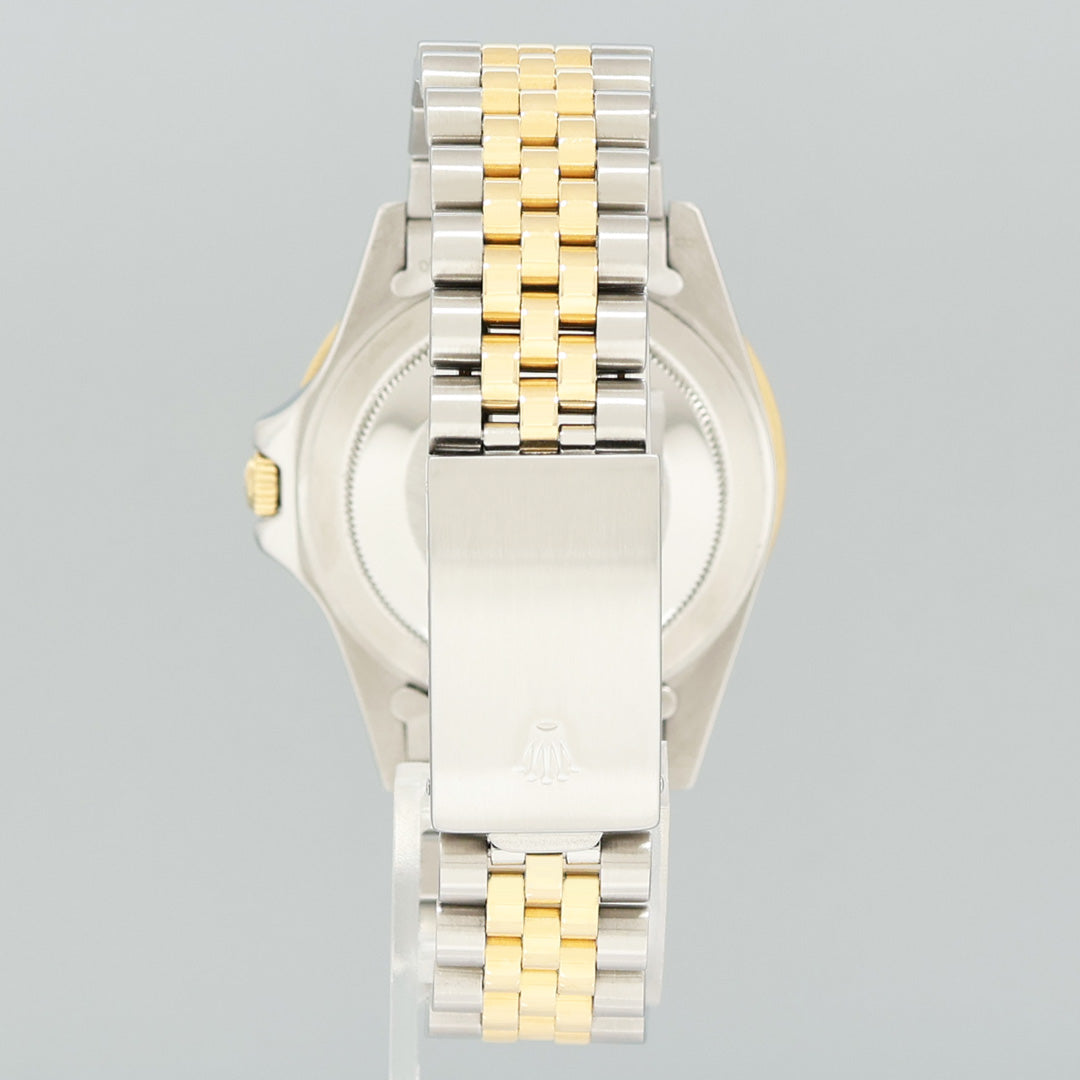 MINT Rolex GMT-Master 2 16753 Two-Tone Yellow Jubilee Black Dial 40mm Watch Box