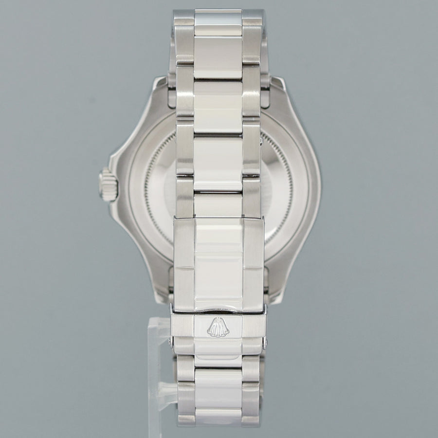 2008 MINT Rolex 40mm Yacht-Master 16622 Steel Platinum Bezel Oyster Watch Box
