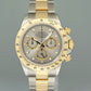 PAPERS 2005 MINT Rolex Daytona 116523 Chrono Slate Grey Steel Gold Two Tone Watch