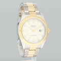 MINT Rolex Datejust II 2 Ivory Stick 116333 Two-Tone Yellow 41mm Gold Watch Box