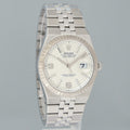 2026 NEW PAPERS 127234 Rolex Land-Dweller Steel Jubilee 36mm White Gold Fluted Watch