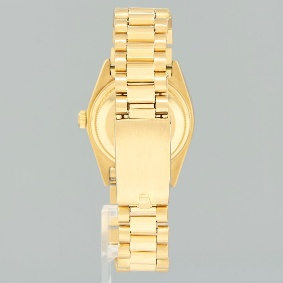 Rolex President Day Date Champagne 18038 Quick Set 18k Yellow Gold Watch Box