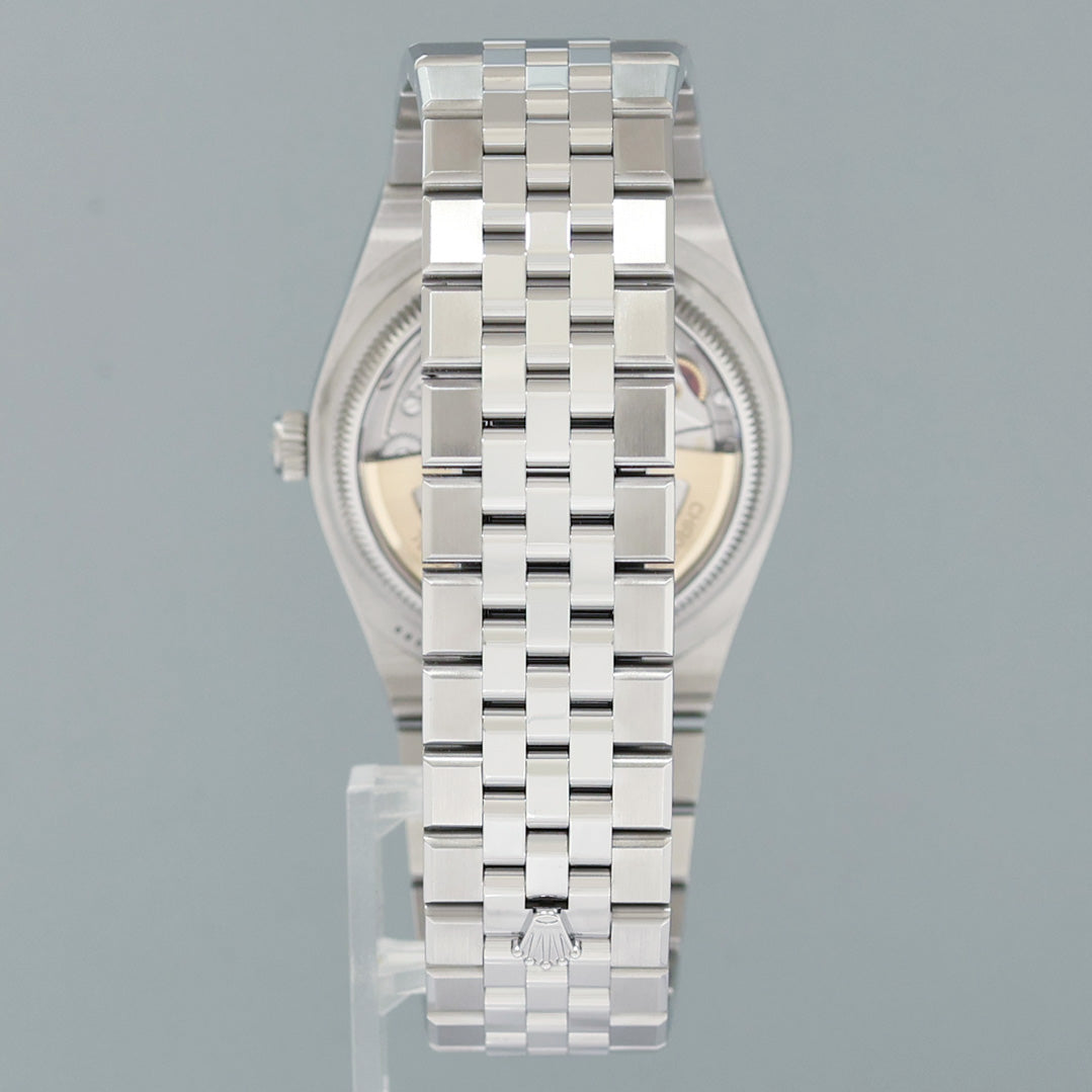 2026 NEW PAPERS 127234 Rolex Land-Dweller Steel Jubilee 36mm White Gold Fluted Watch