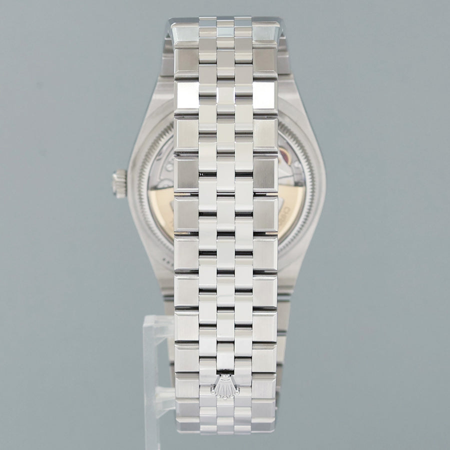 2026 NEW PAPERS 127234 Rolex Land-Dweller Steel Jubilee 36mm White Gold Fluted Watch