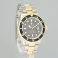Rolex Submariner 16613 Gold Steel Yellow Gold Two Tone Black Watch Box