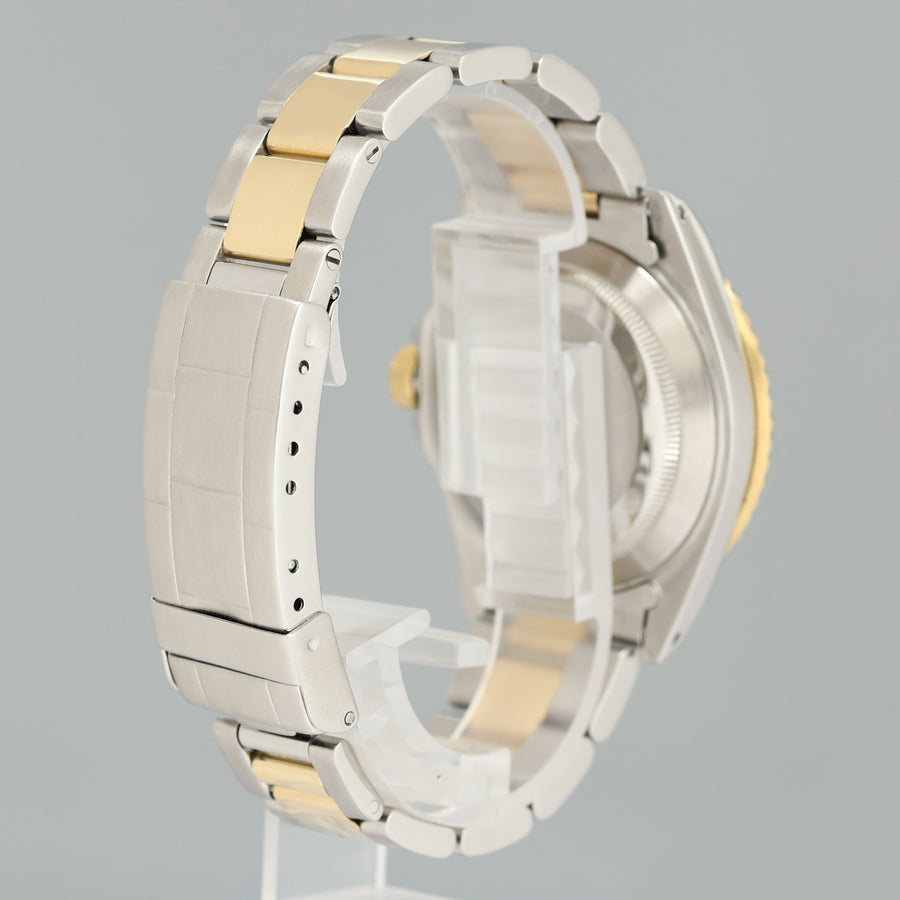 Rolex Submariner 16613 Gold Steel Yellow Gold Two Tone Black Watch Box