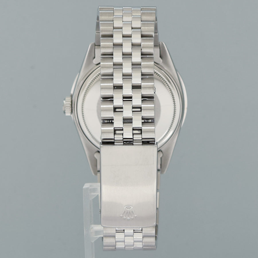 MINT Rolex DateJust 16014 Mother of Pearl Diamond Bezel Jubilee Band 36mm Watch Box