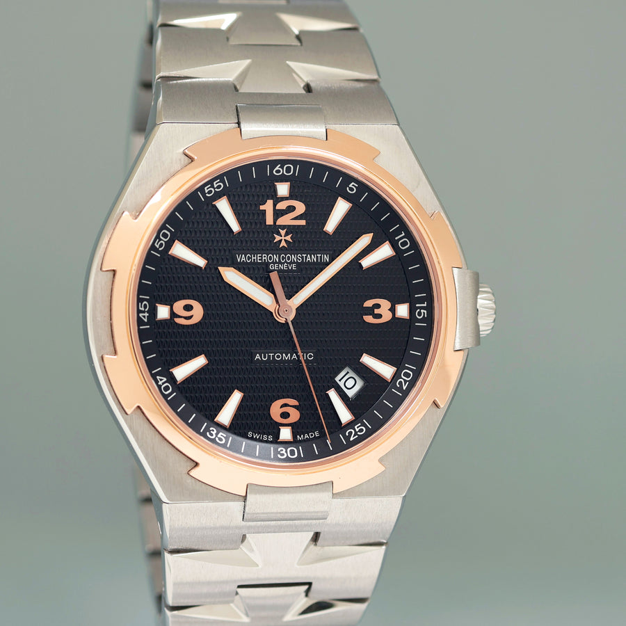 2026 Service Vacheron Constantin Overseas Black Two Tone Rose Gold 42mm Watch 47040