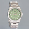 2025 MINT Rolex Oyster Perpetual 126000 Pistachio Steel 36mm Watch Box