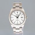 2026 NEW PAPERS Rolex DateJust 41 White Stick Oyster White Gold Fluted 126334 Watch