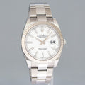 2026 NEW PAPERS Rolex DateJust 41 White Stick Oyster White Gold Fluted 126334 Watch