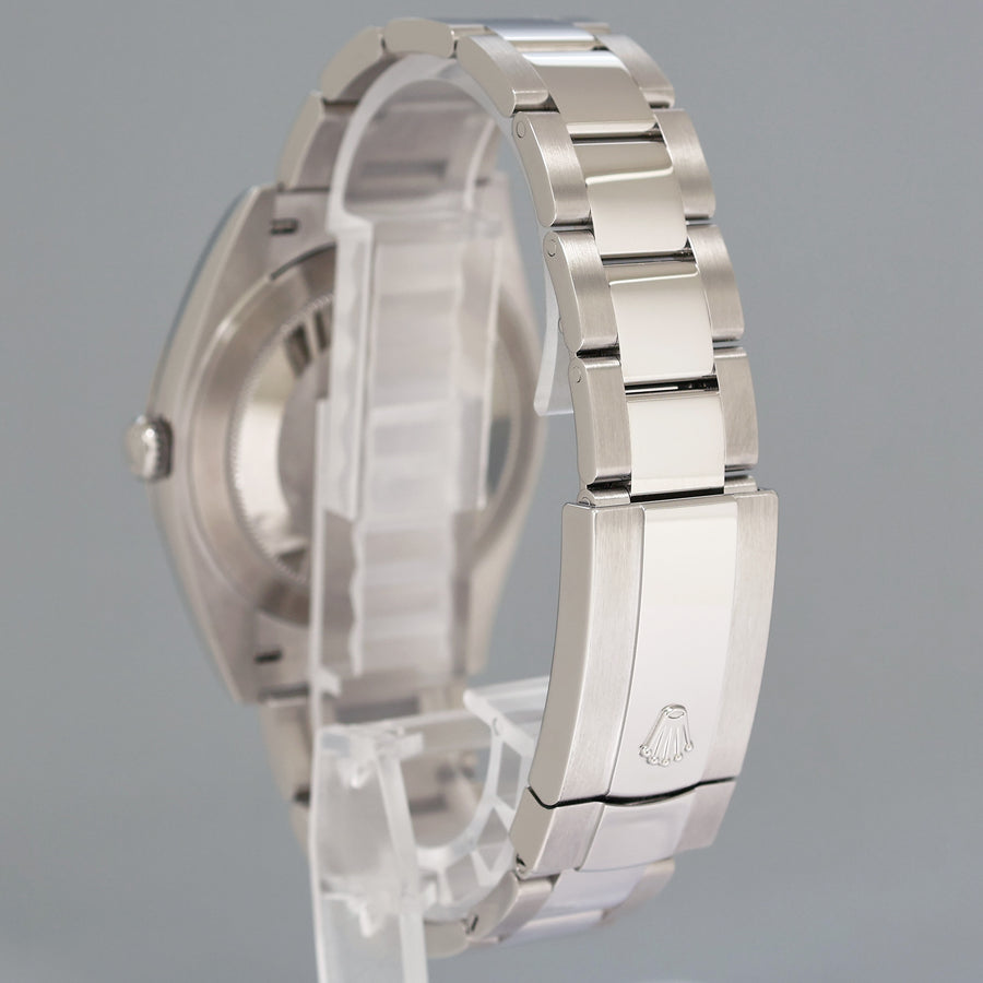 2026 NEW PAPERS Rolex DateJust 41 White Stick Oyster White Gold Fluted 126334 Watch
