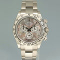 NEW PAPERS 2021 Rolex Daytona Meteorite MOP Diamond 116509 White Gold Chrono Watch