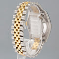 2014 MINT Rolex 116233 DateJust Two Tone Yellow Gold Steel Black Jubilee 36mm Watch