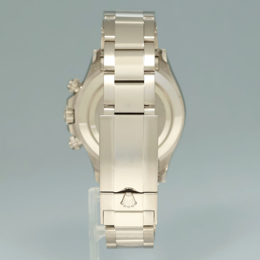 NEW PAPERS 2021 Rolex Daytona Meteorite MOP Diamond 116509 White Gold Chrono Watch