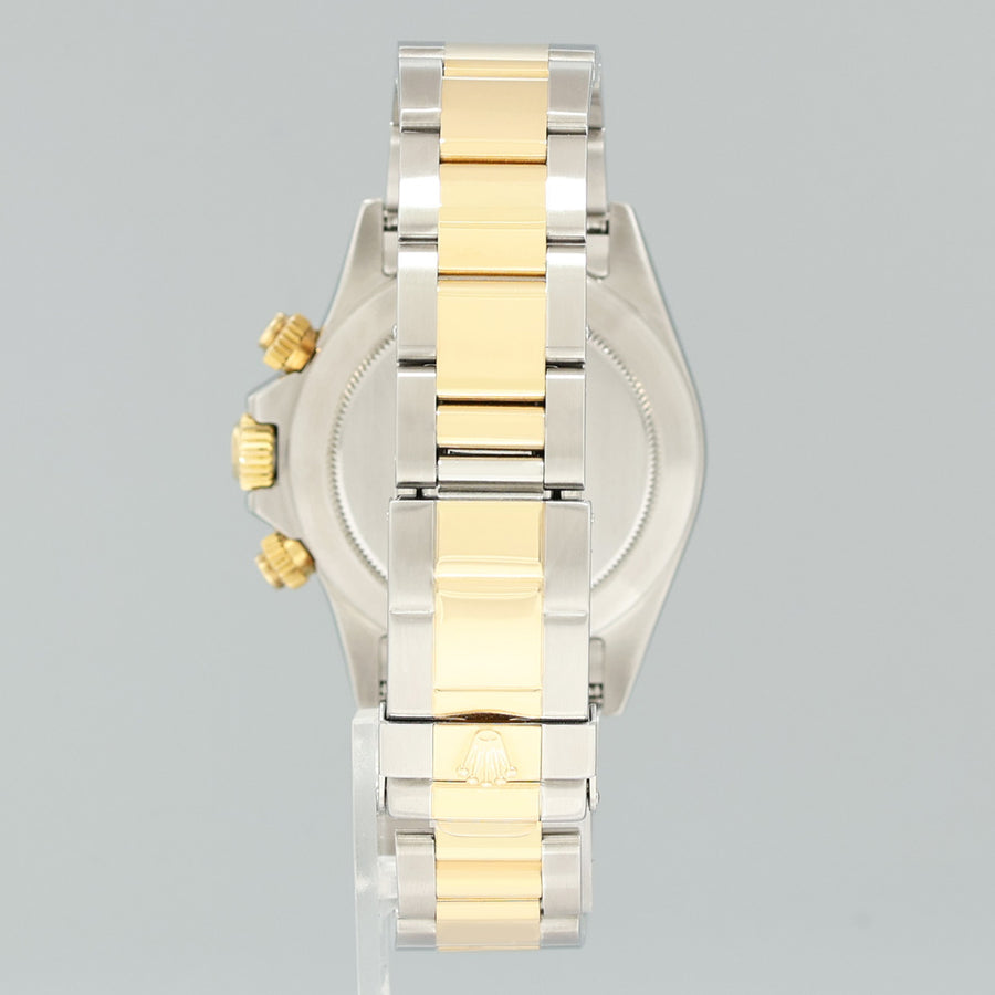 1999 MINT Rolex Daytona 16523 Zenith Two Tone Yellow Gold Mother of Pearl Watch Box