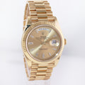 2022 MINT Rolex Day-Date 40 President 228238 Champagne Baguette Diamond Watch