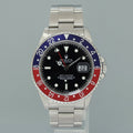 1999 PAPERS MINT Rolex 16700 GMT-Master Pepsi Blue Red 40mm Steel Watch Box