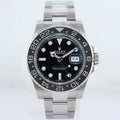 2014 MINT PAPERS Rolex GMT Master II 116710 Steel Ceramic 40mm Black Watch Box