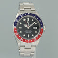 1999 PAPERS MINT Rolex 16700 GMT-Master Pepsi Blue Red 40mm Steel Watch Box