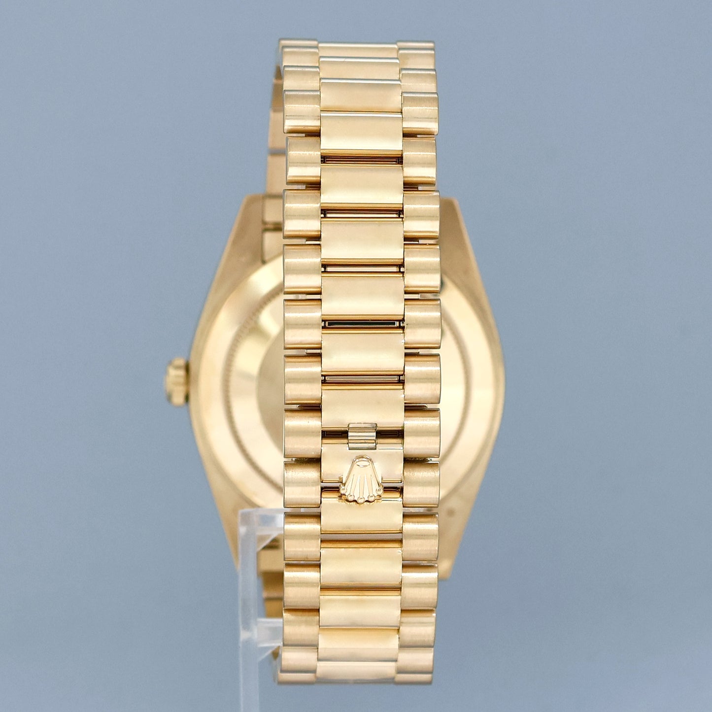 2022 MINT Rolex 228238 Day-Date 40 President 40mm Green Ombre Roman Yellow Gold Watch (Copy)