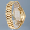2022 MINT Rolex 228238 Day-Date 40 President 40mm Green Ombre Roman Yellow Gold Watch (Copy)