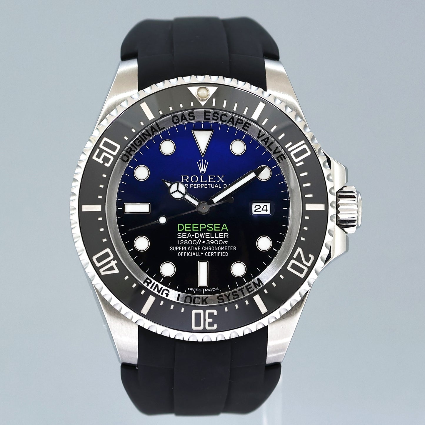 Rolex 116660 Sea-Dweller Deepsea James Cameron Blue Rubber 44mm Watch Box