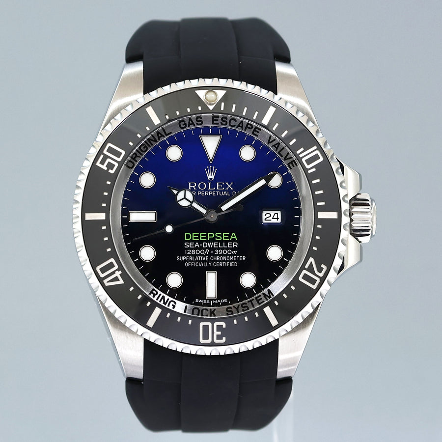 Rolex 116660 Sea-Dweller Deepsea James Cameron Blue Rubber 44mm Watch Box