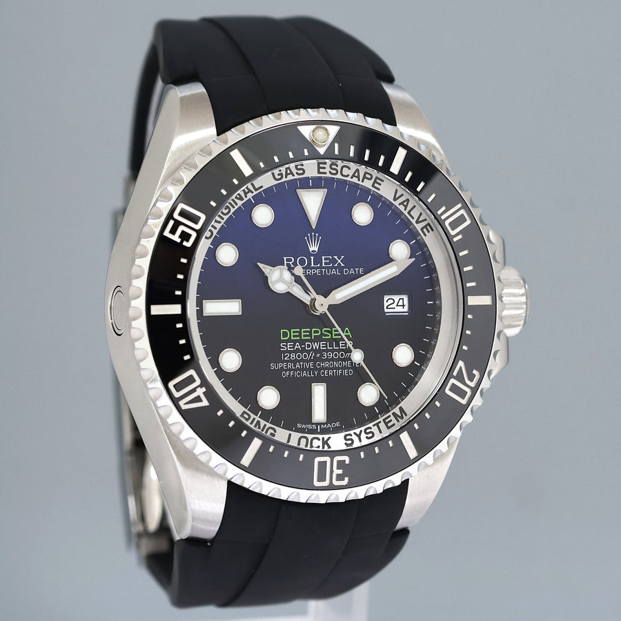 Rolex 116660 Sea-Dweller Deepsea James Cameron Blue Rubber 44mm Watch Box