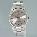 Rolex Air-King 1500 Grey Stick Dial 34mm Stainless Steel Oyster Watch Box (Copy)