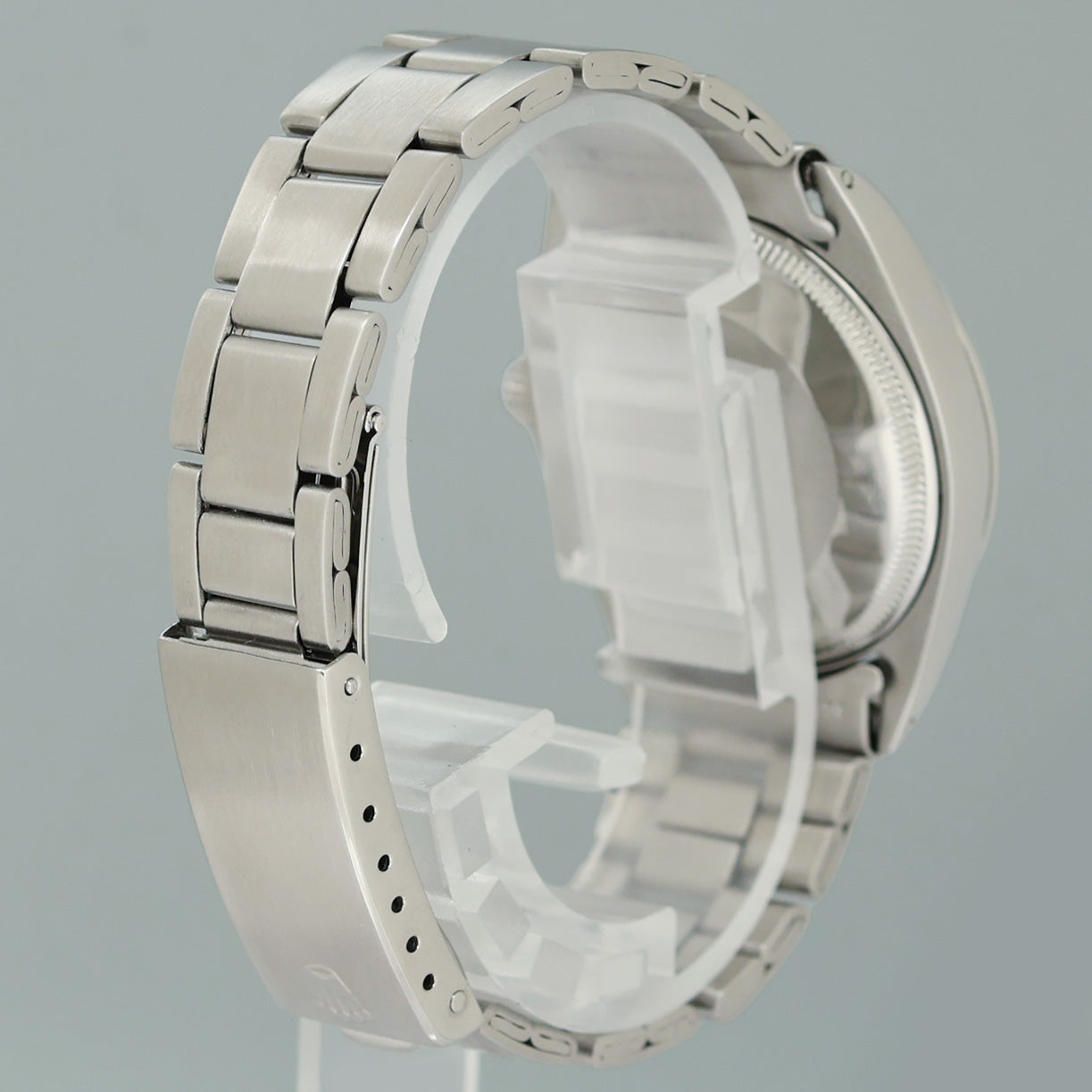 Rolex Air-King 1500 Grey Stick Dial 34mm Stainless Steel Oyster Watch Box (Copy)