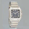 2025 NEW PAPERS Cartier Santos WSSA0030 Steel 4072 Blue Dial 40mm Watch Box