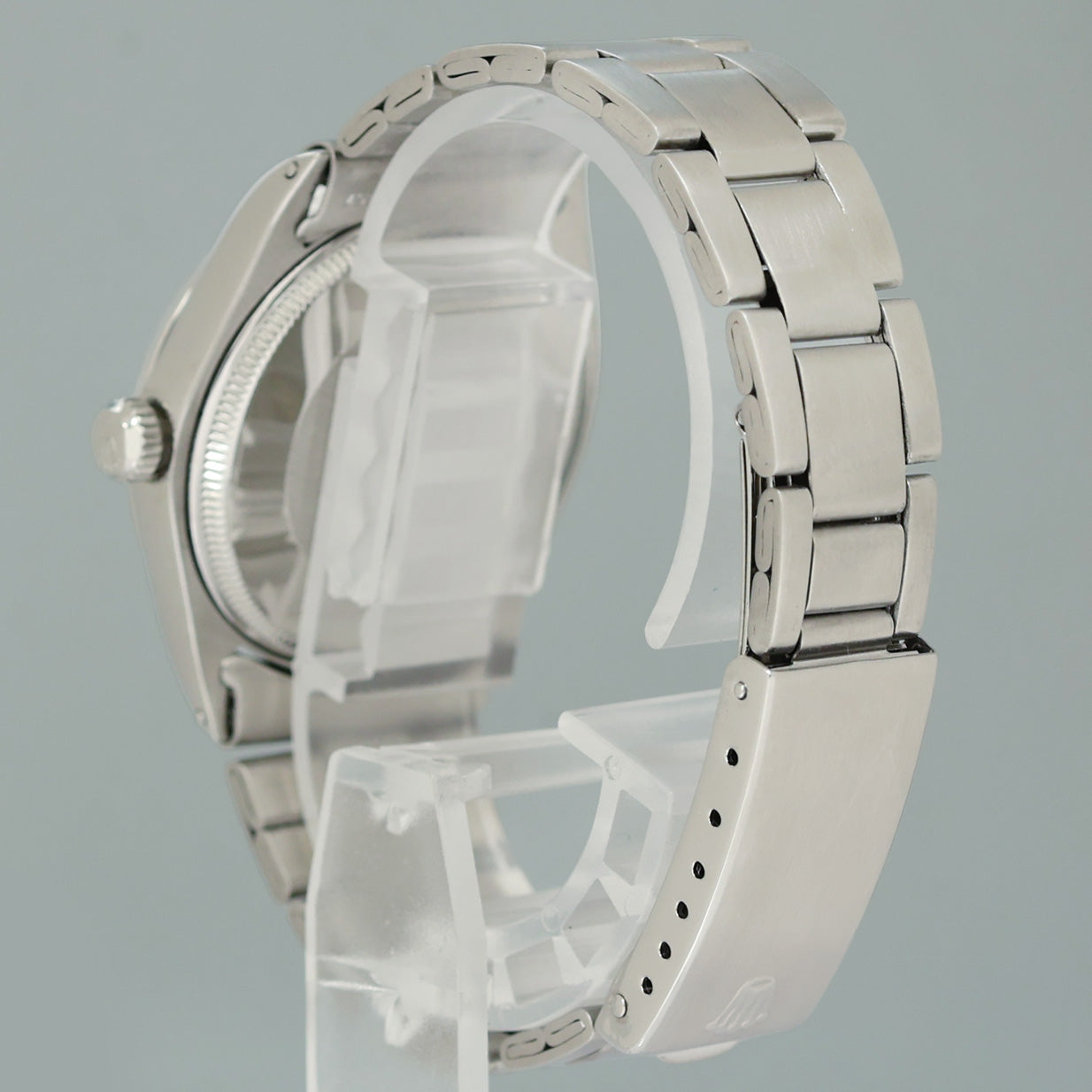 Rolex Air-King 1500 Grey Stick Dial 34mm Stainless Steel Oyster Watch Box (Copy)