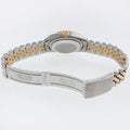 MINT Rolex DateJust 16233 Two Tone Yellow Gold Jubilee Champagne Diamond Watch