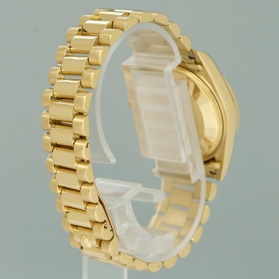 MINT Rolex 68278 Yellow Gold 31mm Midsize Mother of Pearl Diamond Lady President Watch