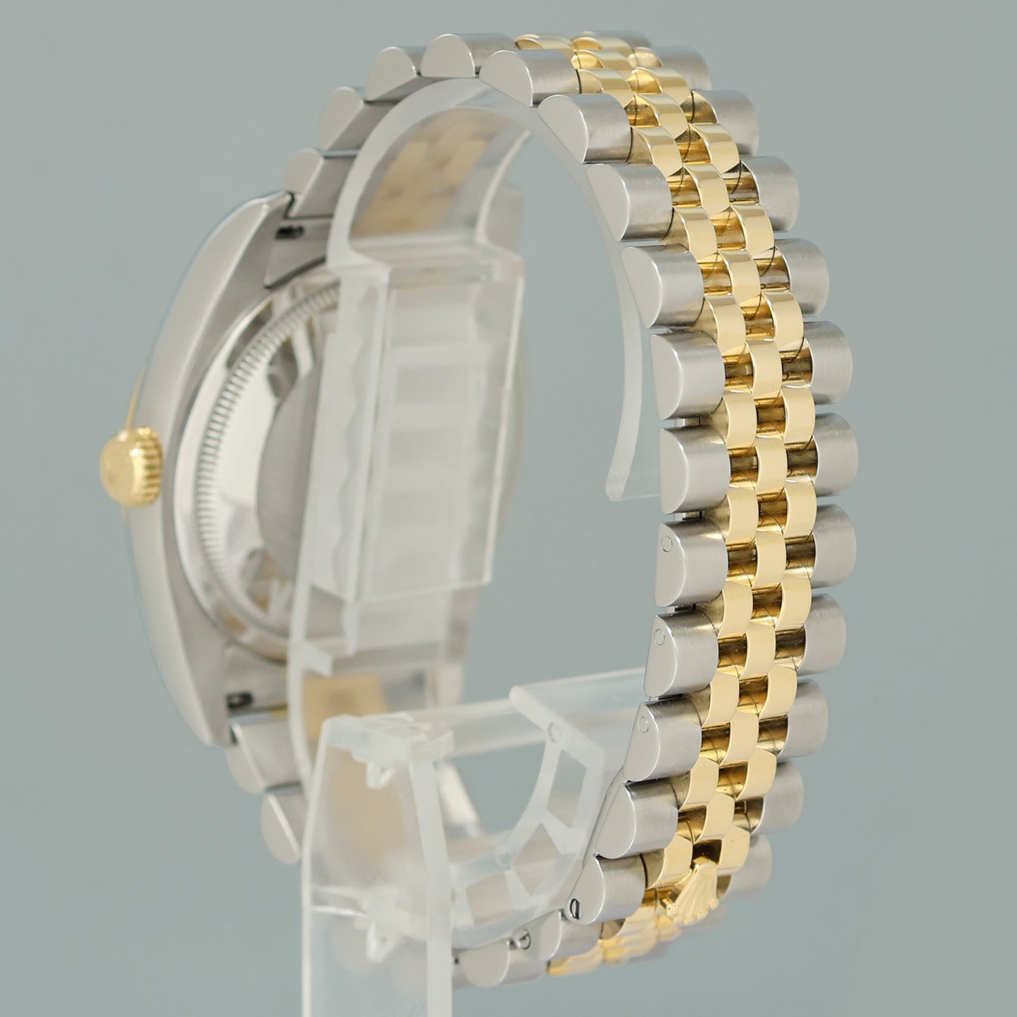 2013 PAPERS MINT Rolex 116233 DateJust Jubilee 36mm Two Tone Gold Silver Stick Watch