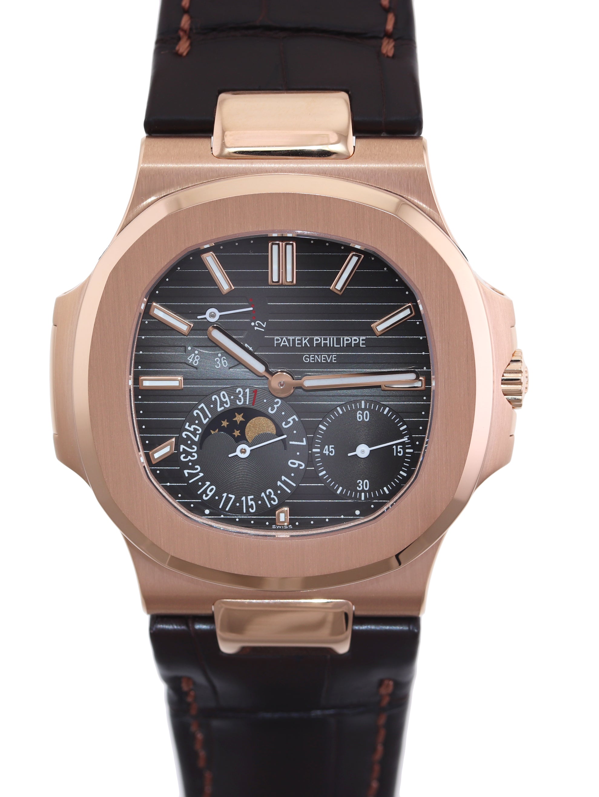 MINT PAPERS Patek Philippe Nautilus Moonphase Rose Gold 5712R Watch Box