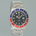 MINT Rolex 16710 GMT-Master II Pepsi Blue Red 40mm Tritium Steel Watch Box