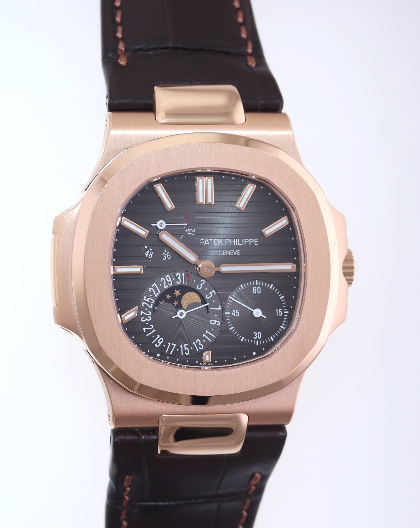 MINT PAPERS Patek Philippe Nautilus Moonphase Rose Gold 5712R Watch Box