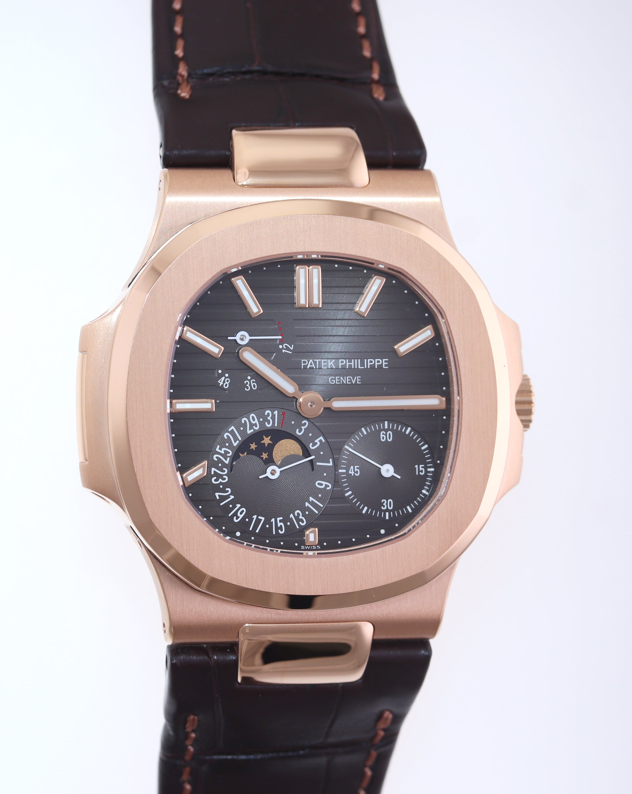 MINT PAPERS Patek Philippe Nautilus Moonphase Rose Gold 5712R Watch Box