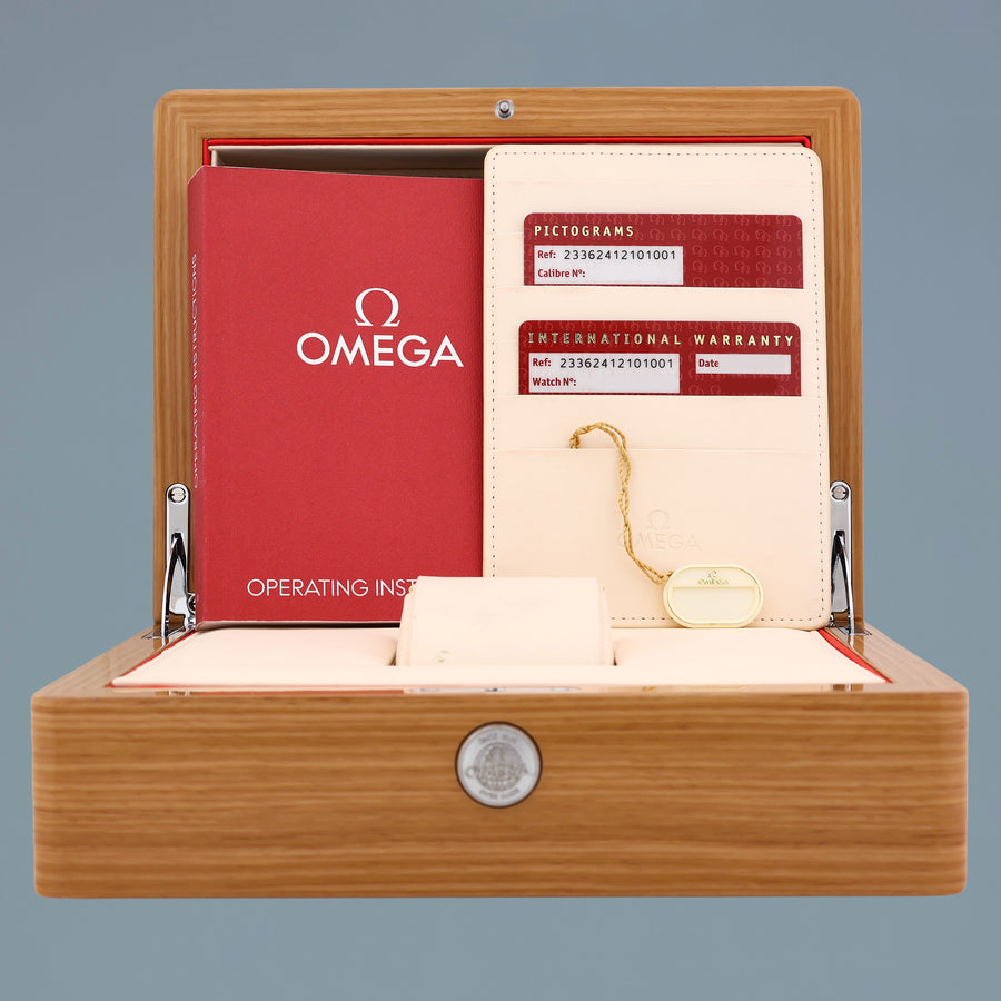 PAPERS MINT Omega Seamaster 300 41mm Sedna Rose Gold 233.62.41.21.01.001 Watch Box