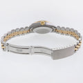 MINT Ladies Rolex 68273 Two Tone 18k Gold Steel 31mm Champagne Diamond Dial Watch